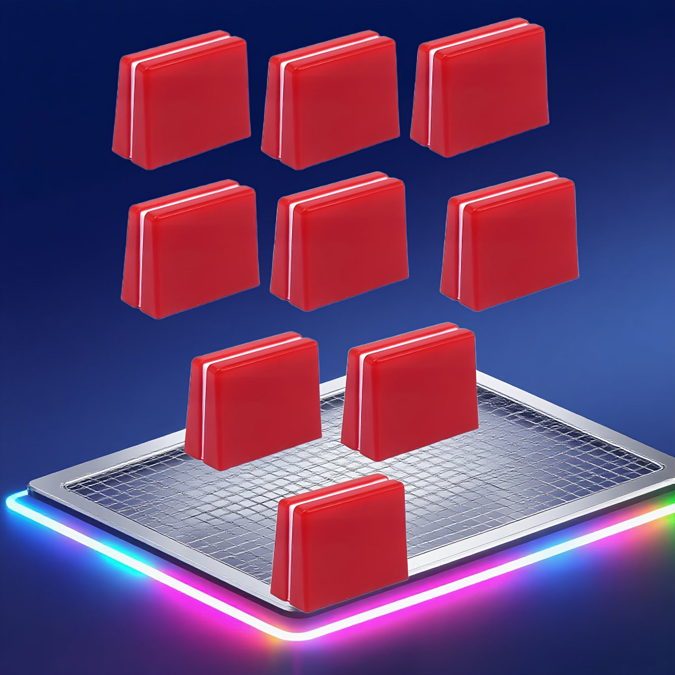 Color-Coded DJ Mixer Knob Caps Set for Controllers and Mixers