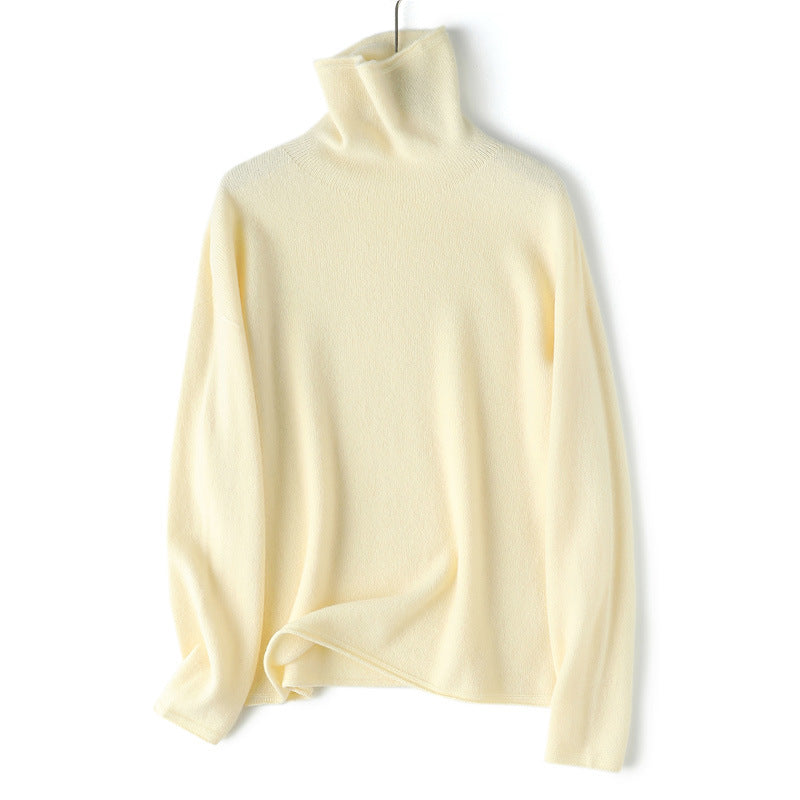 Seamless All-in-one Cashmere Knit Sweater in Dopamine Hues