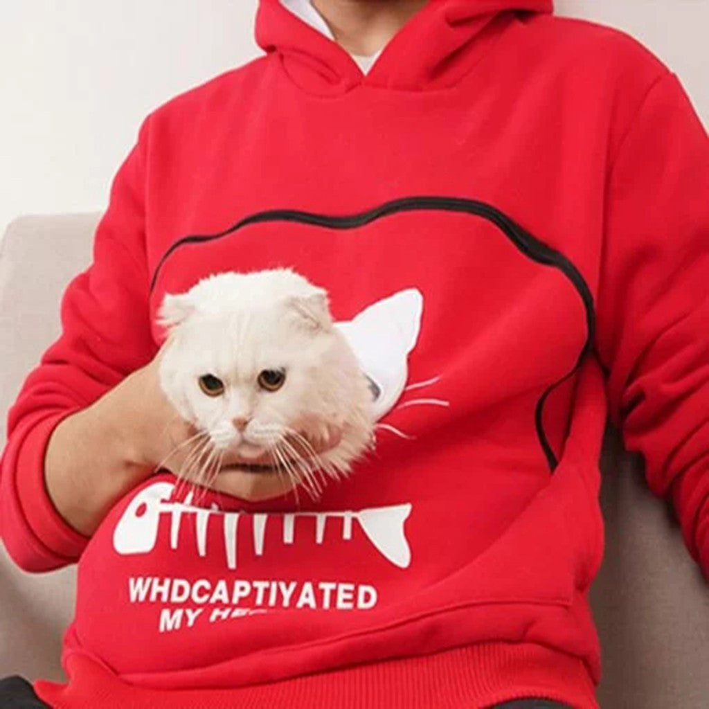 Cozy Pet Pocket Hoodie for Cat and Dog Lovers