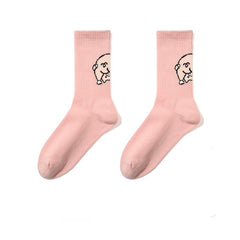 Funny Cotton Socks for Women - Cute Pig & Hippo Designs