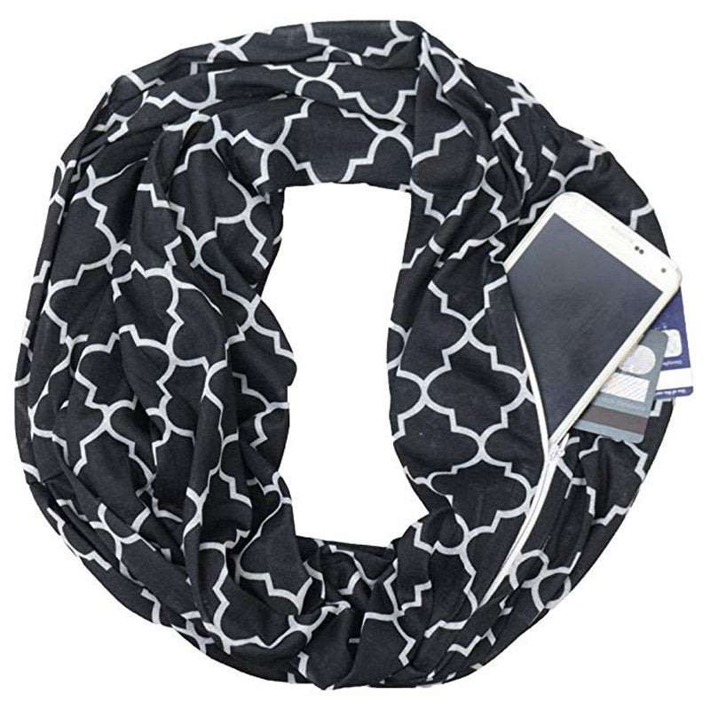 Warm Zipper Scarf