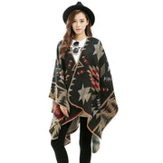Cozy Floral Shawl for Women