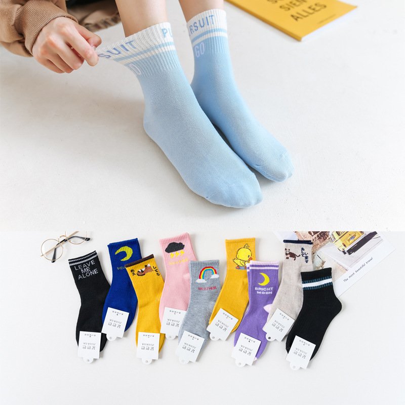 Vibrant Cartoon Socks for Women