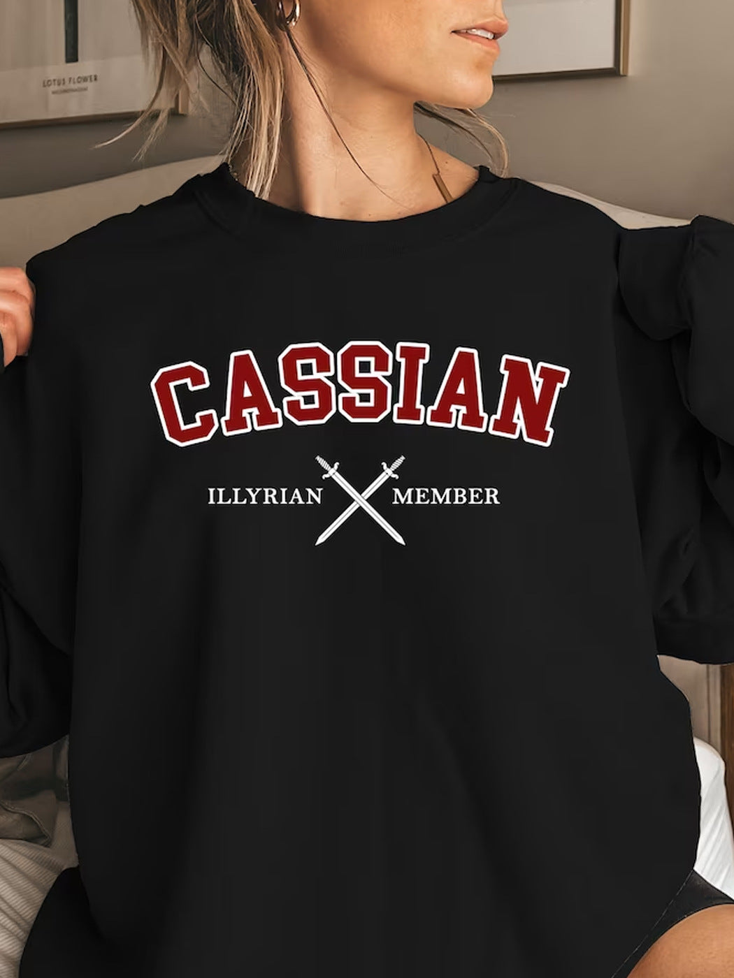 Cozy Printed Unisex Crewneck Sweater
