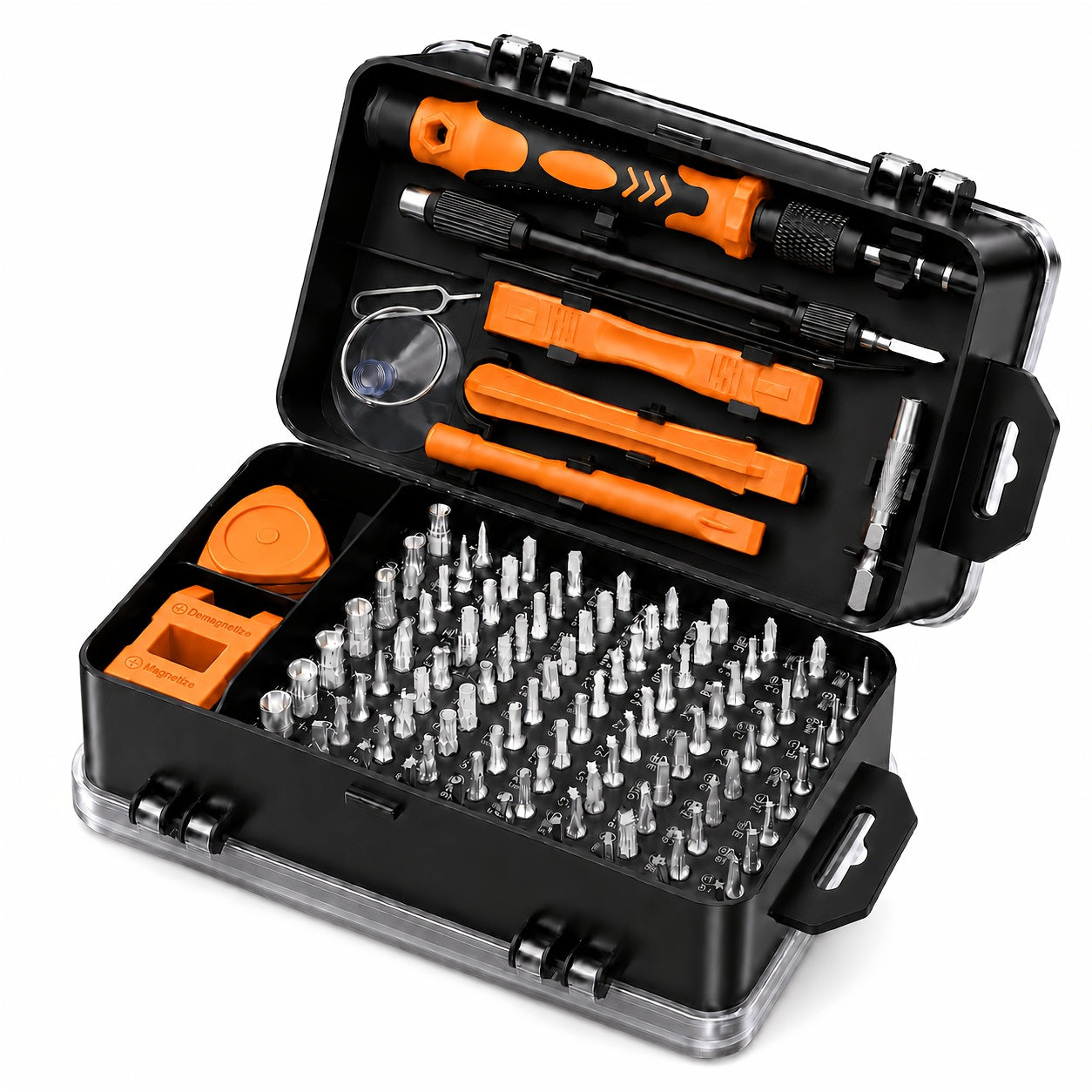 115‑In‑1 Multifunction Screwdriver Set – Magnetic Bits and Non‑Slip Handle for Phones, Computers, Watches and General Repairs