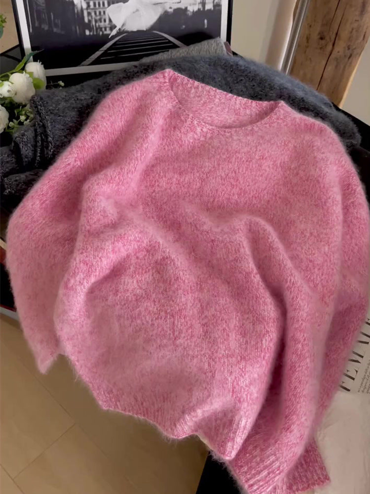 Korean Chic Soft Glutinous Chic Beautiful Unique Sweater Sweater