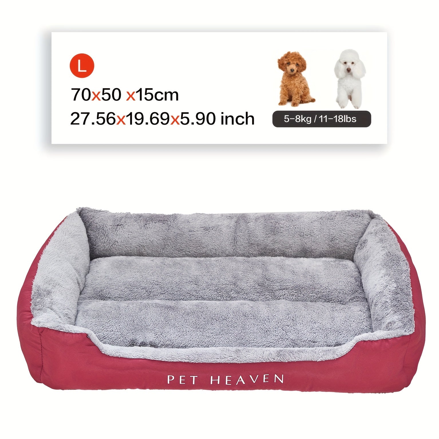 Warm & Comfortable Soft Dog Bed - Cozy Pet Paradise For Small To Medium Dogs Indoor Use - Christmas Gift