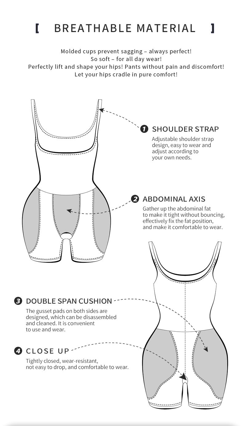 Seamless Body Shaping Hip Lift & Tummy Control Shaper