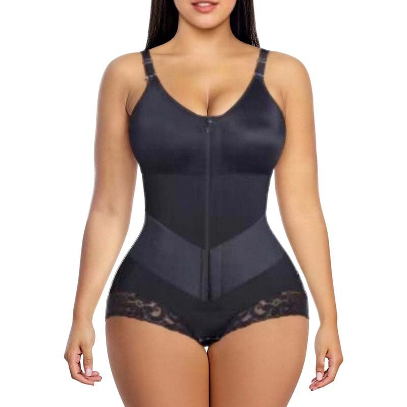 Plus Size Seamless Compression Body Shaper & Tummy Control Bodysuit