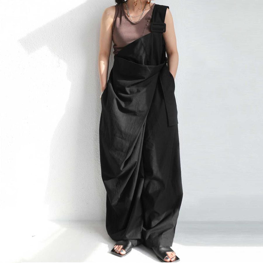 Chic One-Shoulder Loose Casual Jumpsuit for Women