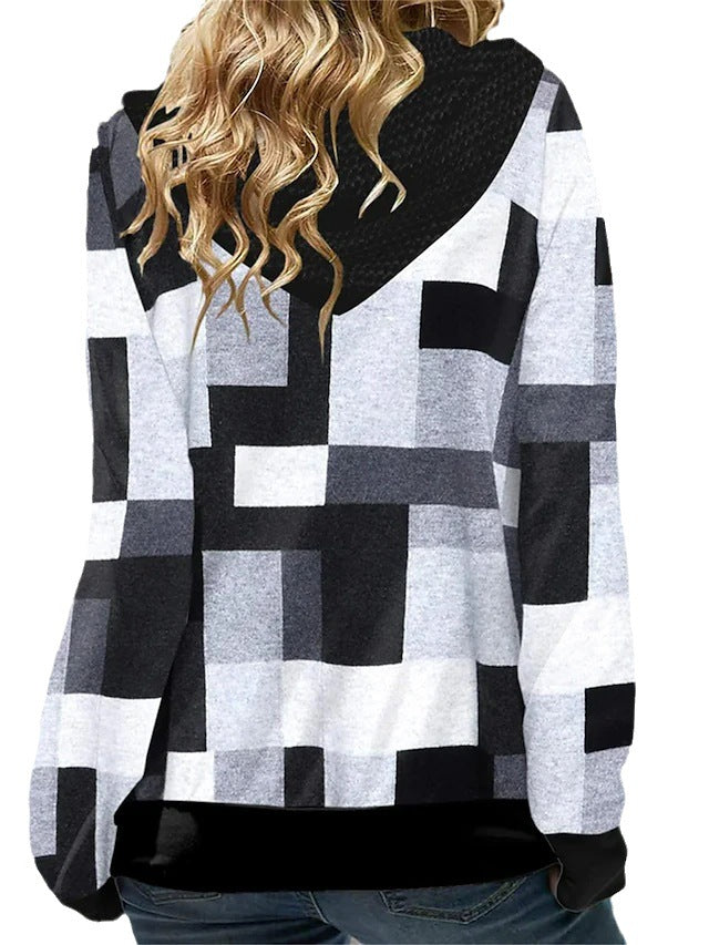 Loose Retro Hooded Hooded Zipper Sweatshirt