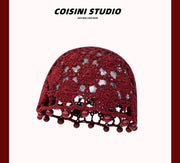 Fashion Crochet Tassel Ear Warmer Hat