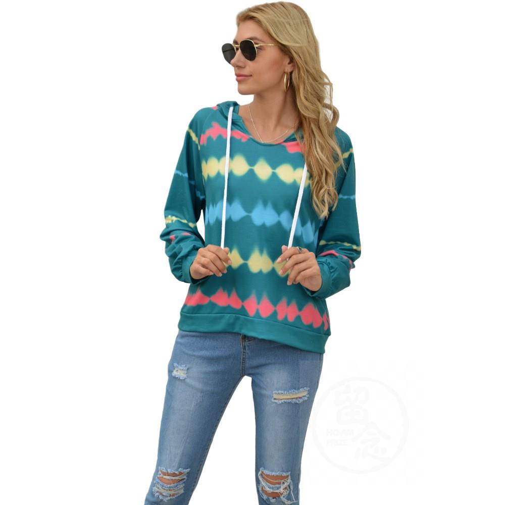 Women's Cozy Striped Winter Hoodie