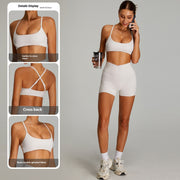 Quick-Dry Nude Feel Yoga Bra for Women – Tight Back Support