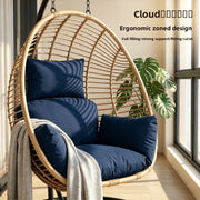 Ergonomic Cloud Wraparound Hammock Cushion, High-Rebound Thick Plush Fill, Specialty Seat Pad for Outdoor Hammocks, Fits Most, UV Resistant