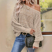 Cozy Solid Color Long Sleeve Knitted Pullover
