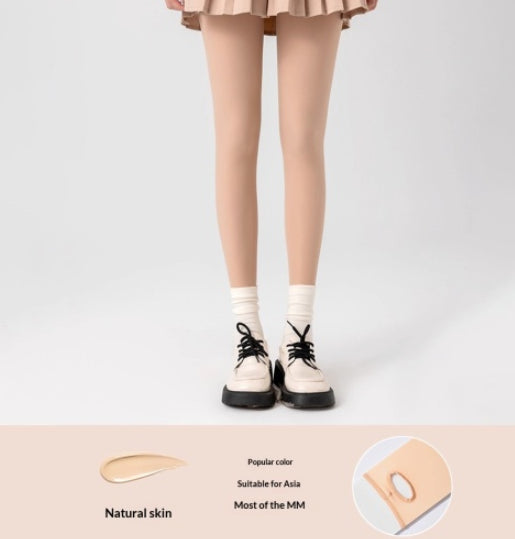 Anti-Slip Fleece-Lined Thick Tights for Ultimate Warmth