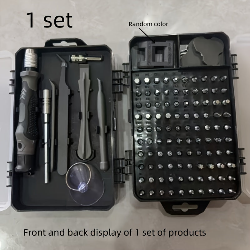 115‑in‑1 Upgraded Screwdriver Set with Magnetic Tip and High‑Hardness Drill Bits – Multi‑Function Tool for Mobile Phones, Tablets and Small Appliances