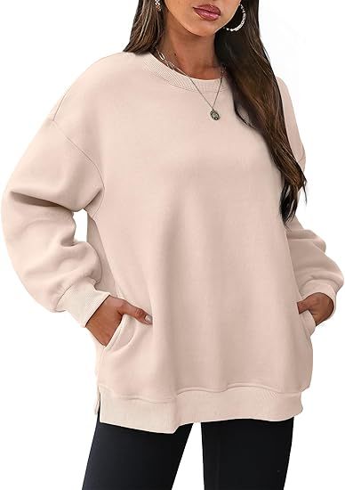 Oversized Velvet Long Sleeve Pullover Sweatshirt