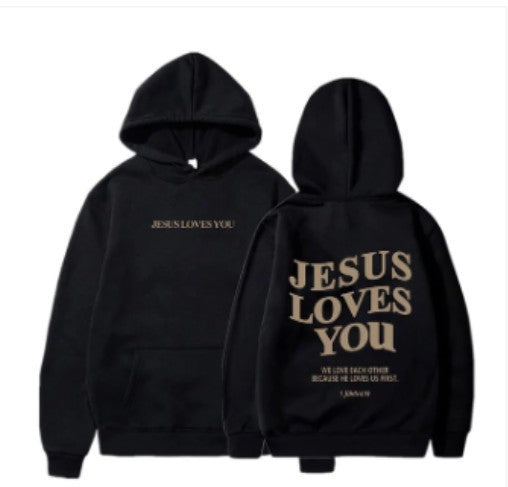 Women's Letter Print Pocket Drawstring Hoodie