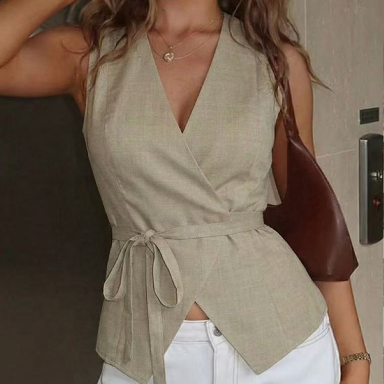 Women's Slim-fit Fashionable All-match Sleeveless Top