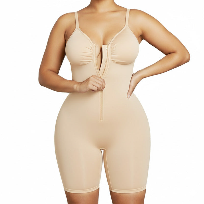 High-elasticity Sports Yoga Zip-up Tight-fitting Garment