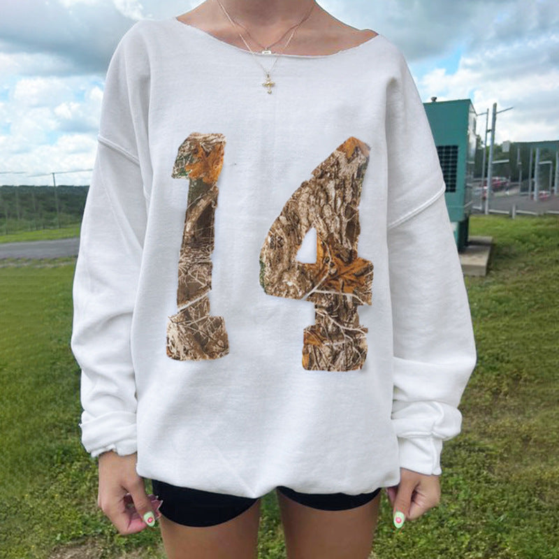 Chic Leopard Print Frayed Streetwear Sweater