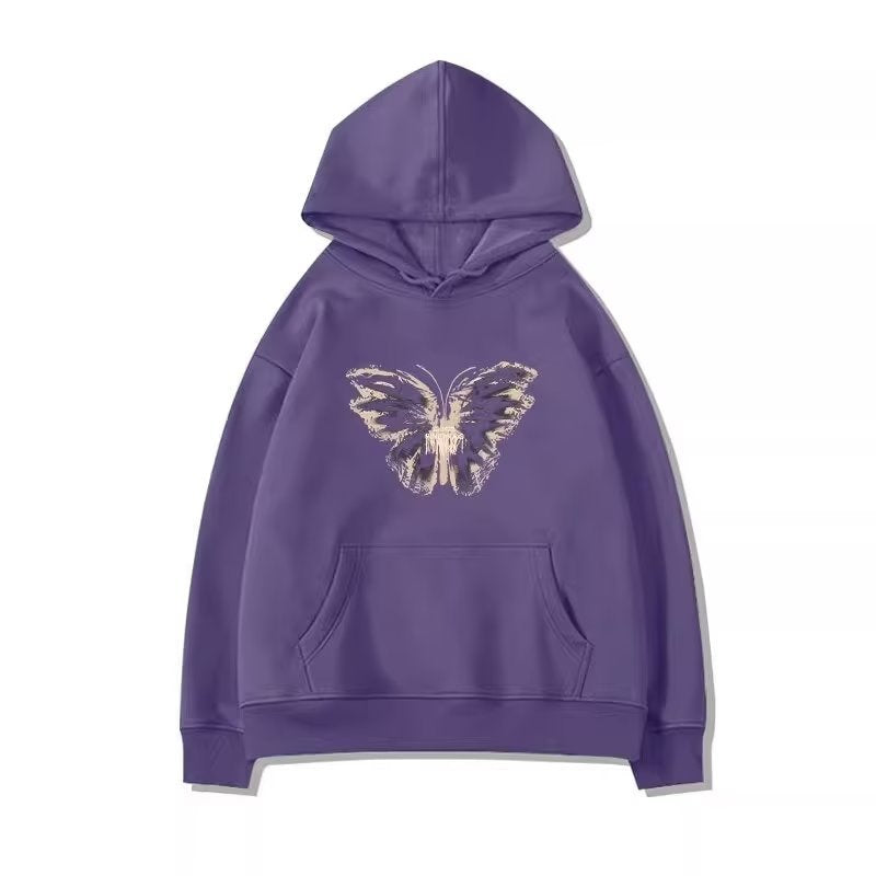 Women's Geometric Hooded Cotton Sweater - Cozy & Chic