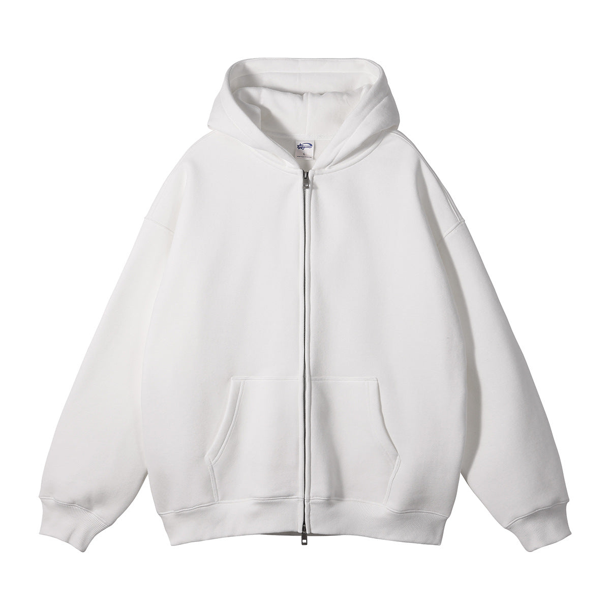 Men's Fleece-Lined Thickened Zip Sweatshirt & Pants Set