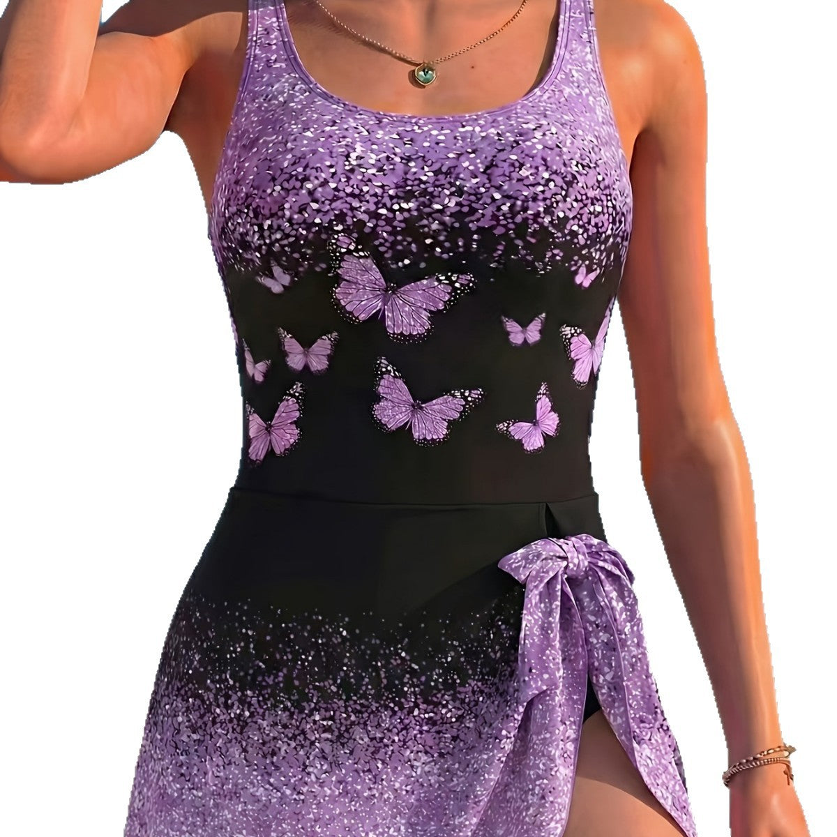 Floral Print One-Piece Swimsuit for Curve & Plus Size