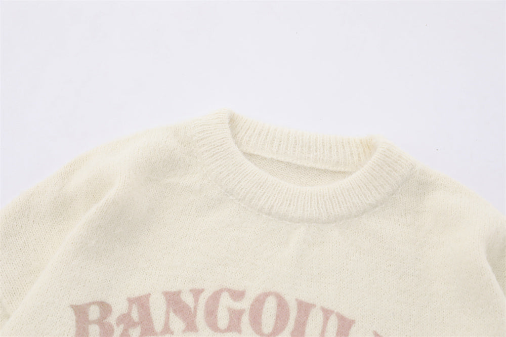 Chic Oversized Knit Sweater for Effortless Street Style