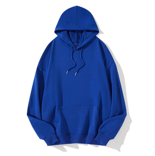Cozy Drawstring Pocket Pullover Hoodie