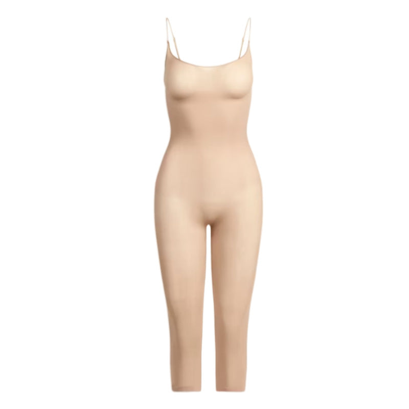 Seamless Tummy Control Shaping Capri Romper