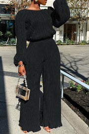 Elegant Loose Pleated Jumpsuit for Women