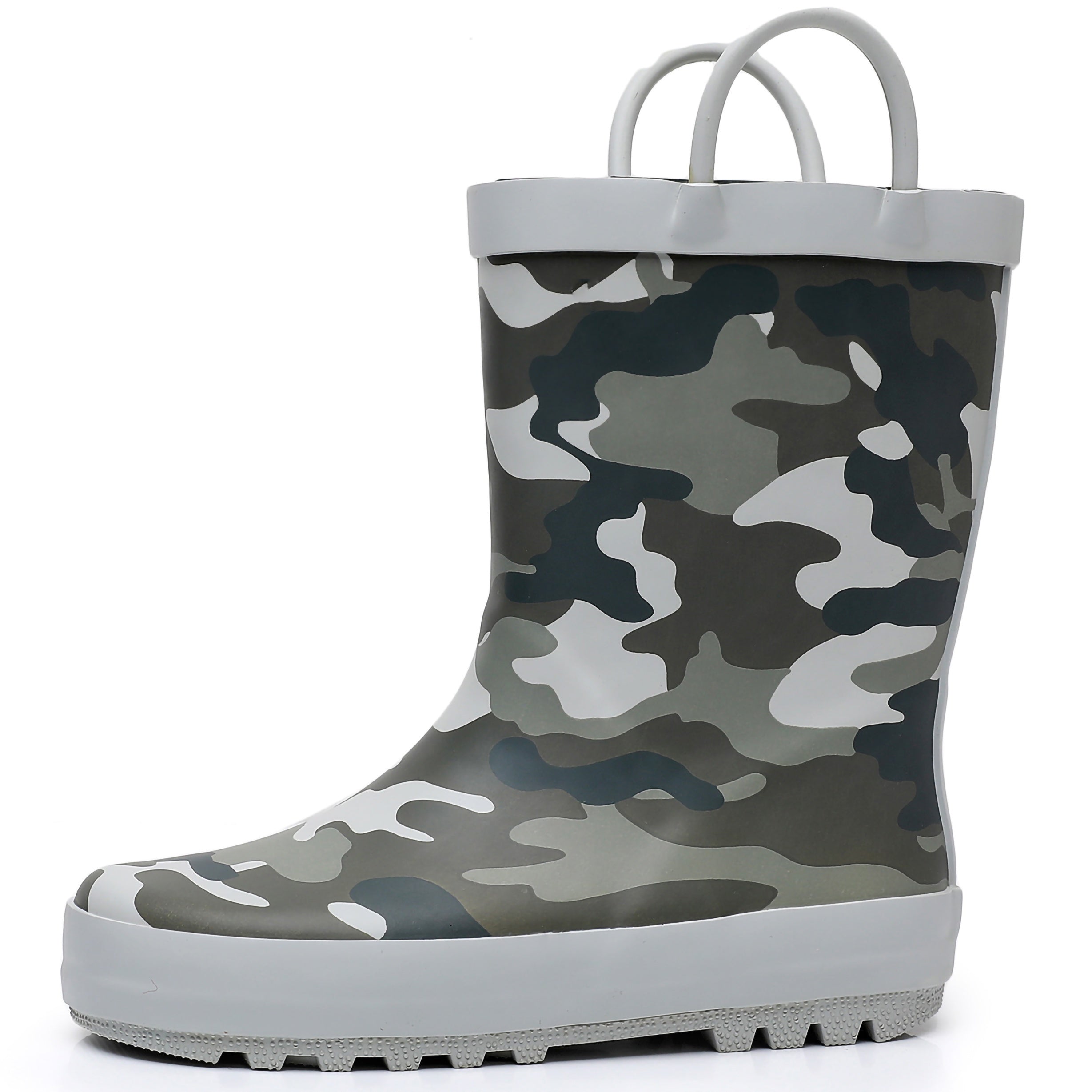 Kids' Durable Rubber Rain Boots with Fashion Print