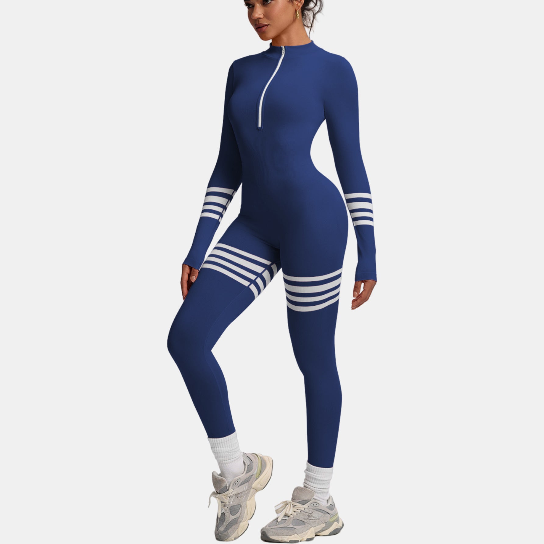 Women's Active Long-Sleeve Sports Romper
