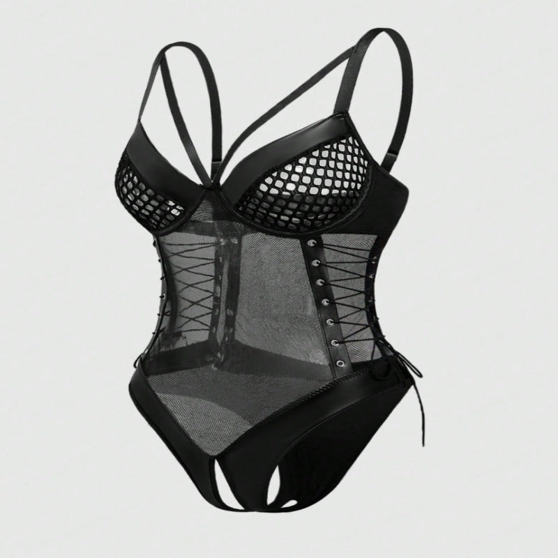 Four Pieces Of Underwear With Large Mesh Stitching