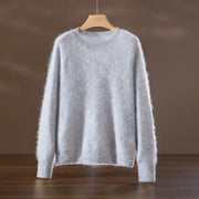 Womens Loose Warm Soft and Fluffy Autumnwinter Fleece Top
