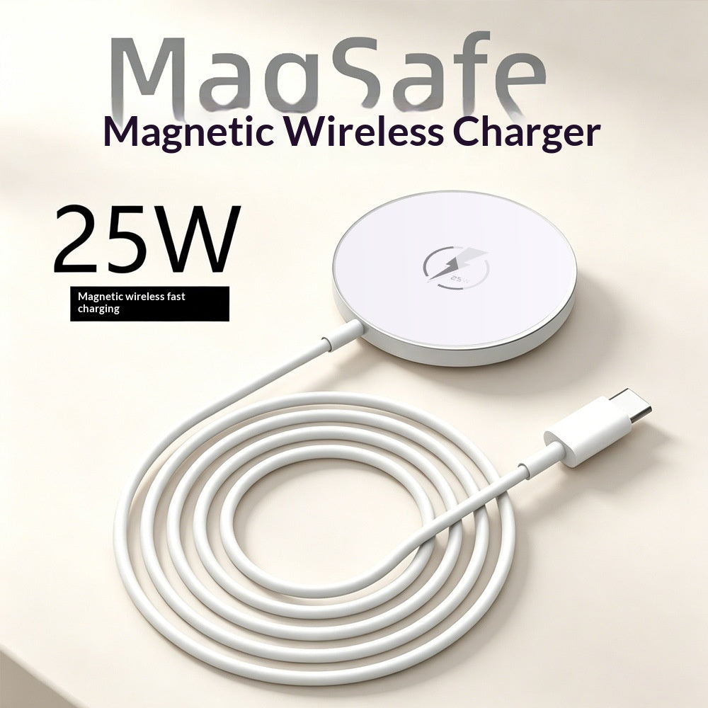 Wireless Fast Charger with Magnetic Attachment