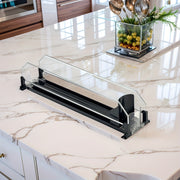 Adjustable Auto-Sliding Refrigerator Drink Organizer Rack – 4/3/2/1 Row Configurations for Cans and Bottles