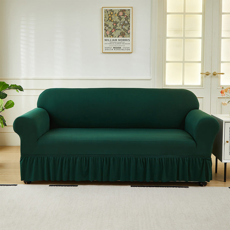 All-inclusive Four-season Fully Covering Elastic Milk Silk Sofa Cover