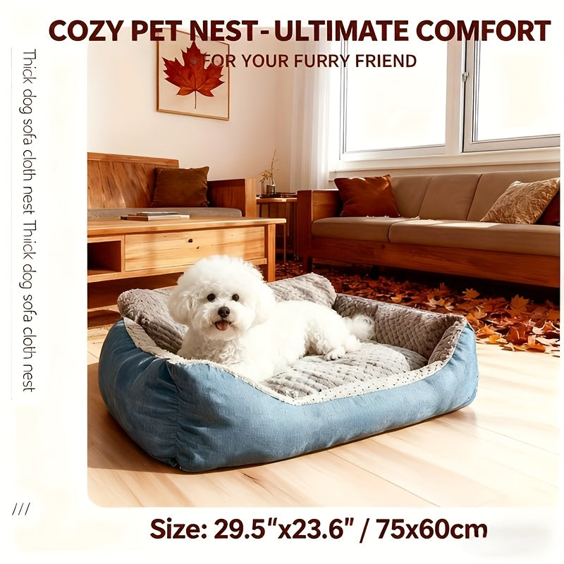 Orthopedic XL Dog Bed For Large Breeds, All-weather Comfort. Ergonomic Design, Removable & Washable With Non-slip Bottom. Ideal For Golden Retrievers, Labradors, German Shepherds - Year-round Use In