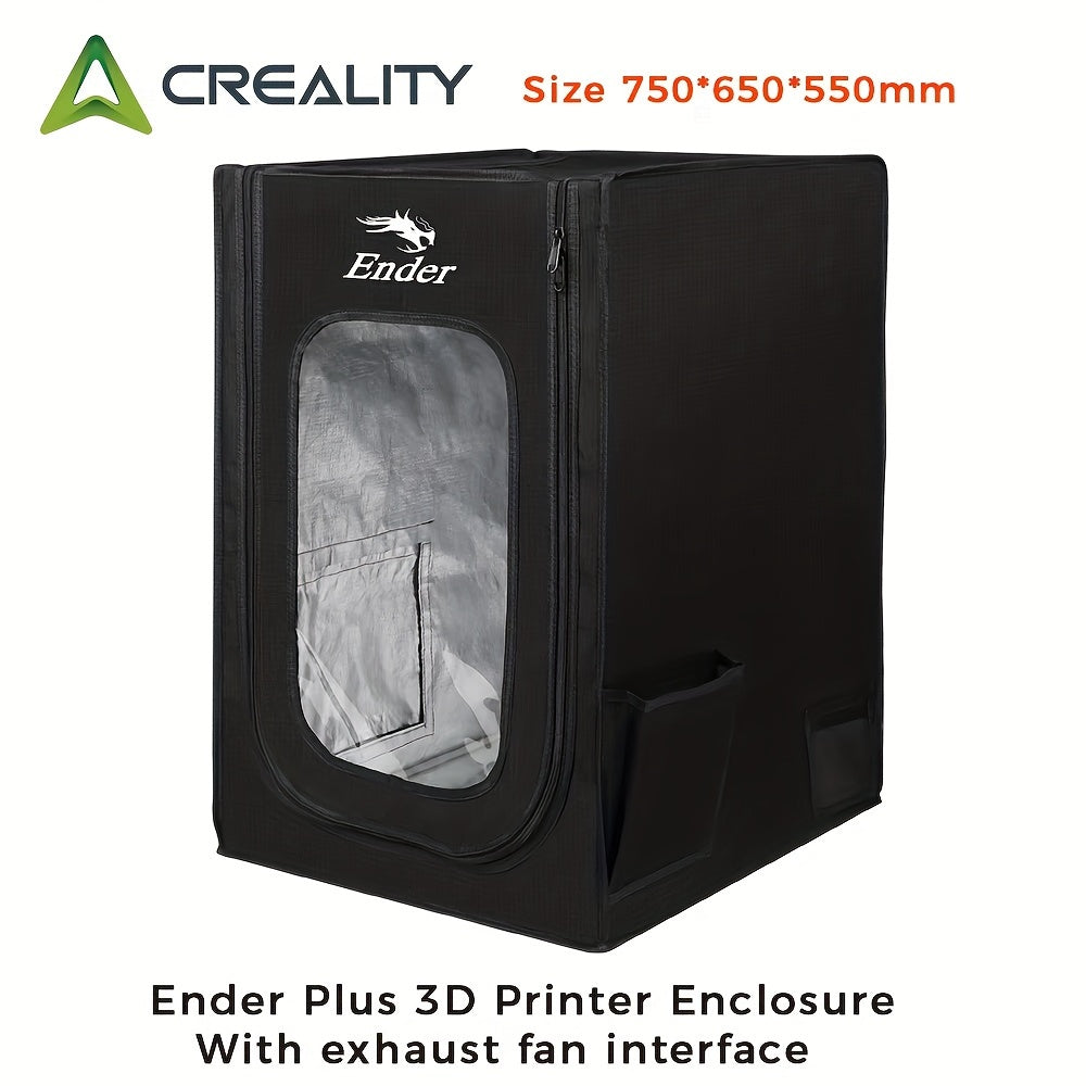 Fire-Retardant 3D Printer Enclosure with Exhaust Fan Interface, 750 x 650 x 550 mm
