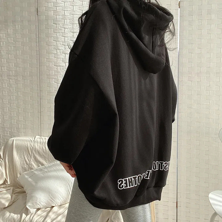 Trendy Fleece-Lined Casual Pullover Top