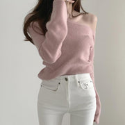 Elegant Slim Long-Sleeve Pullover Sweater