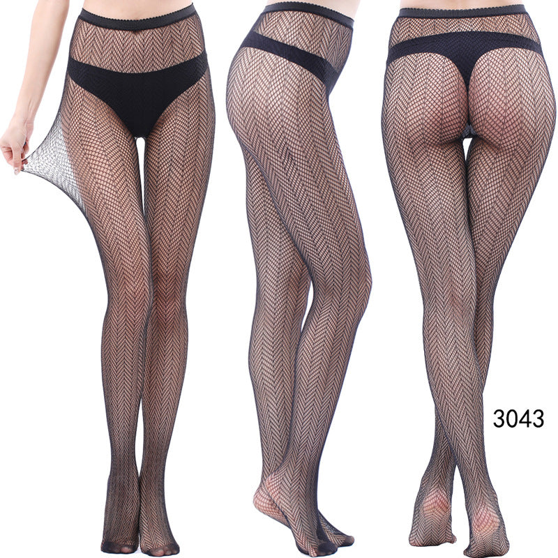 Vintage Tattoo Lace Hollow Net Socks for Women
