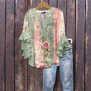 Floral 3D Print Casual Top – Fresh, Sweet Vibes