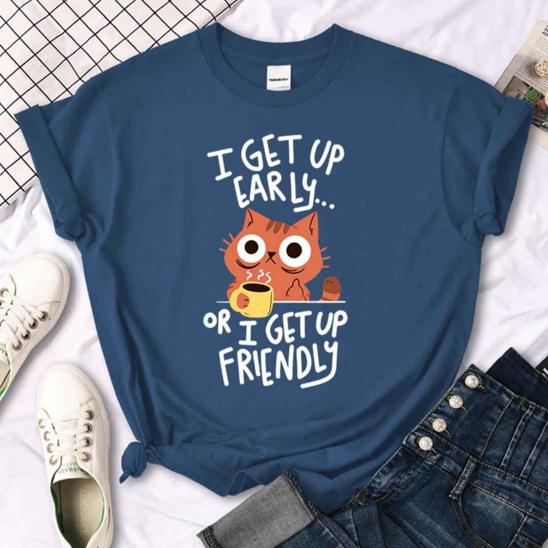 Casual Mesh Crew-Neck Short-Sleeve Top – Fresh, Sweet, All-Color