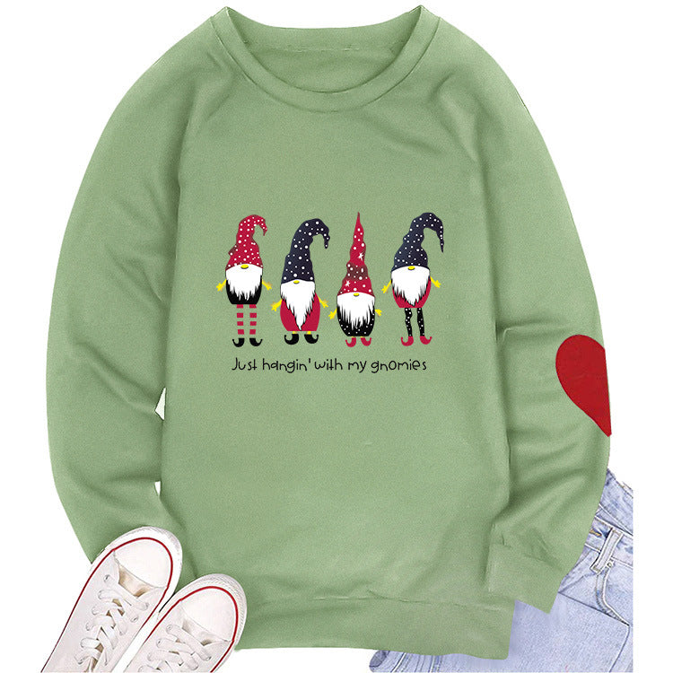 Women's Round Neck Arm Love Sweater