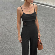 Women's Lace Patchwork Sheer Jumpsuit